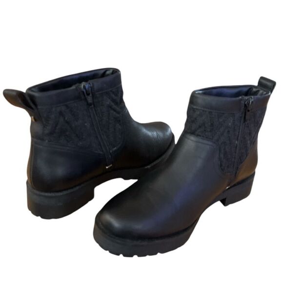 BNWOB VIONIC Maple Black Water Resistant Boot Size 5 - Picture 6 of 9